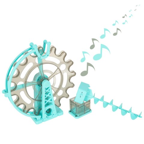 Klocki magnetyczne magnetic sticks marble tor kulkowy z dźwiękiem muzyką grający 118 elementów