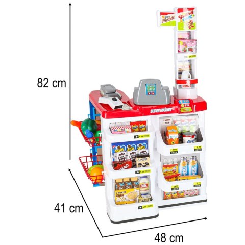 Sklep dla dzieci supermarket stragan wózek na zakupy akcesoria