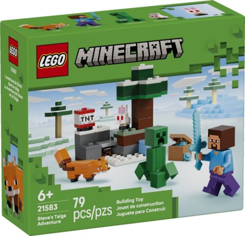 LEGO Minecraft Przygoda Steve'a w tajdze 21583