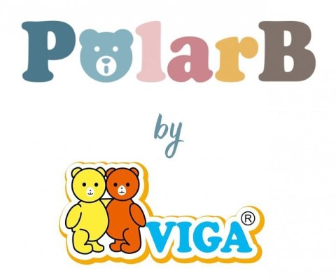 Viga 44257N PolarB Drewniana kolejka z torami i stacją