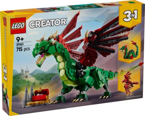 LEGO Creator 3 w 1 31161 Średniowieczny smok