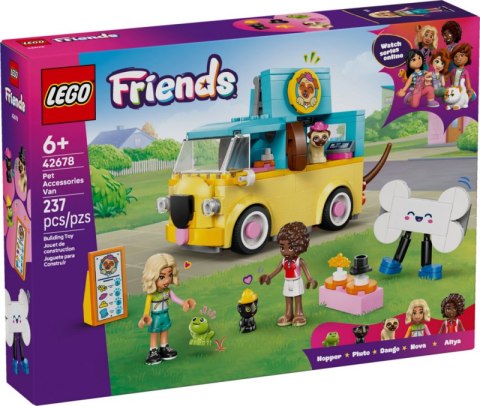 LEGO Friends 42678 Furgonetka z akcesoriami dla zwierząt