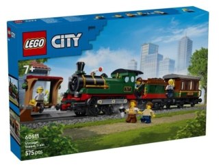 LEGO City 60511 Retro pociąg z lokomotywą parową