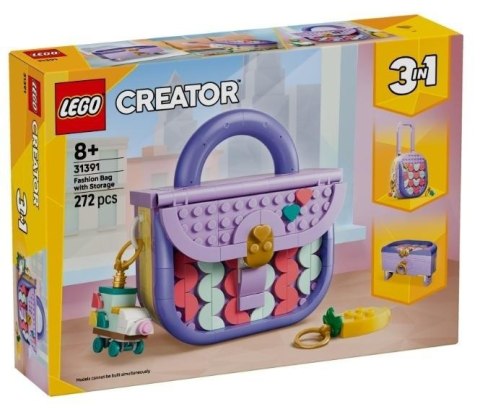 LEGO Creator 3 w 1 31391 — Modna torebka ze schowkiem