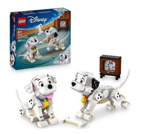 LEGO Disney 43271 101 dalmatyńczyków – Szczeniaczki Szczęściarz i Penny