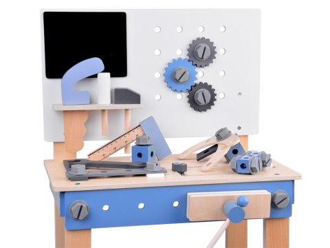 Jokomisiada ZA5486 Duży drewniany warsztat z narzędziami