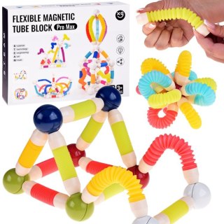 Tube Block — elastyczne rurki magnetyczne, 36 elementów ZA5813