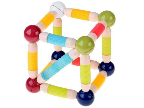 Tube Block — elastyczne rurki magnetyczne, 36 elementów ZA5813