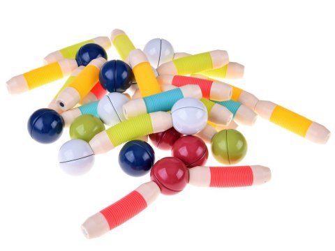 Tube Block — elastyczne rurki magnetyczne, 36 elementów ZA5813