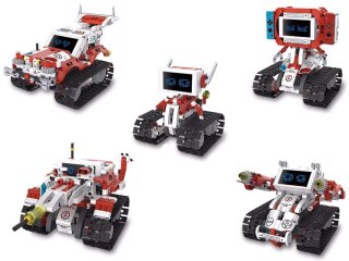 Klocki zdalnie sterowane Robots Pro 5w1 z ekranem LED RC0741