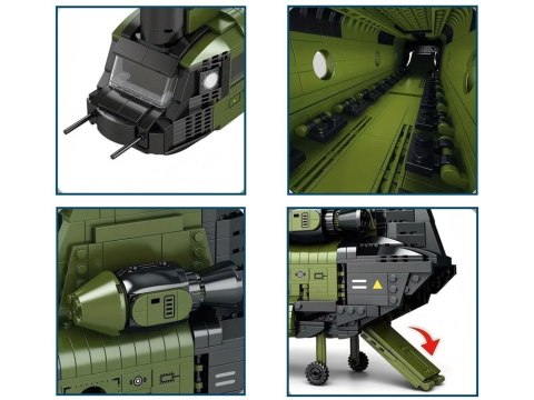 Reobrix CH-47 Chinook – śmigłowiec transportowy z klocków ZA5802