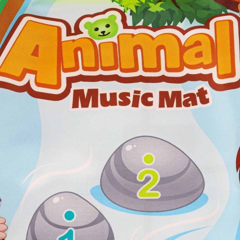 Mata edukacyjna dla dziecka interaktywna muzyczna grająca zwierzątka