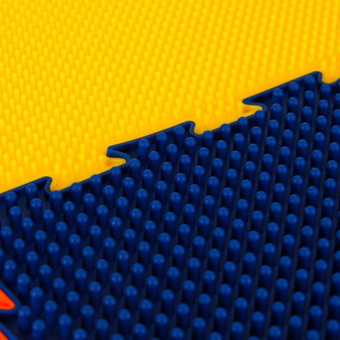 Mata sensoryczna puzzle montessori do masażu stóp 8 elementów kolorowe